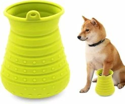 Yaqinuo Protable Dog Paw Cleaner Pet Paw Cleaner Pour Chiens Chats Massage Groomingblue