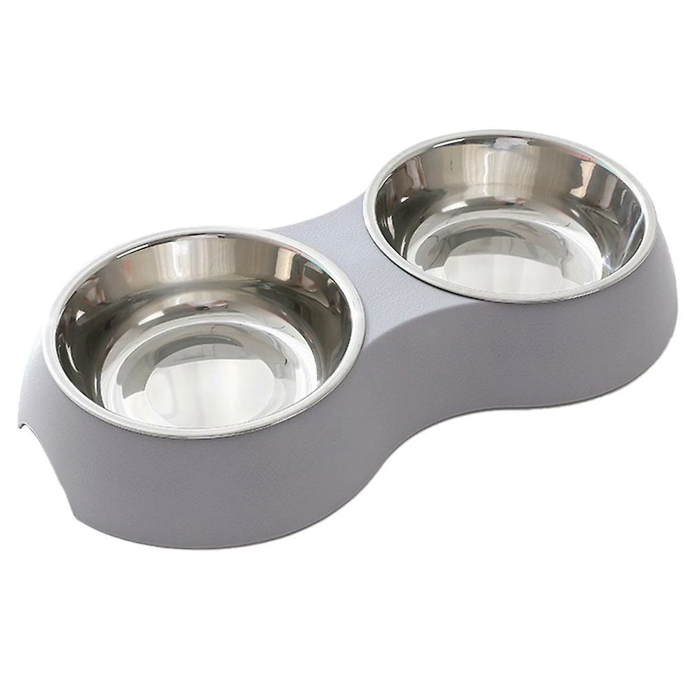 Baodan Bol Pour Chien Double Dog Cat Bowl En Acier Inoxydable Bols D’eau Et De Nourriture Surélevés, Ensemble De Bols D’alimentation Pour Animaux De Compagnie 1 Baodan Bol Pour Chien Double Dog Cat Bowl En Acier Inoxydable Bols D’eau Et De Nourriture Surélevés, Ensemble De Bols D’alimentation Pour Animaux De Compagnie