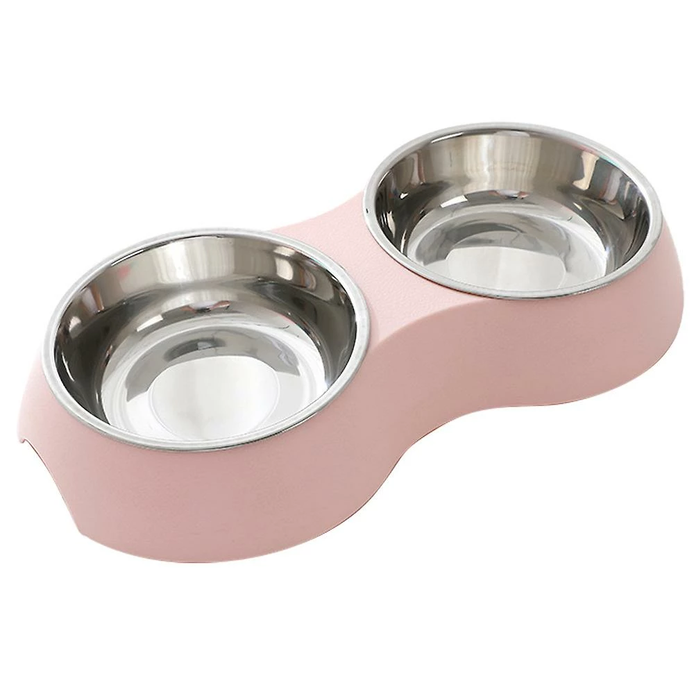 Baodan Bol Pour Chien Double Dog Cat Bowl En Acier Inoxydable Bols D’eau Et De Nourriture Surélevés, Ensemble De Bols D’alimentation Pour Animaux De Compagnie 2 Baodan Bol Pour Chien Double Dog Cat Bowl En Acier Inoxydable Bols D’eau Et De Nourriture Surélevés, Ensemble De Bols D’alimentation Pour Animaux De Compagnie – Image 2