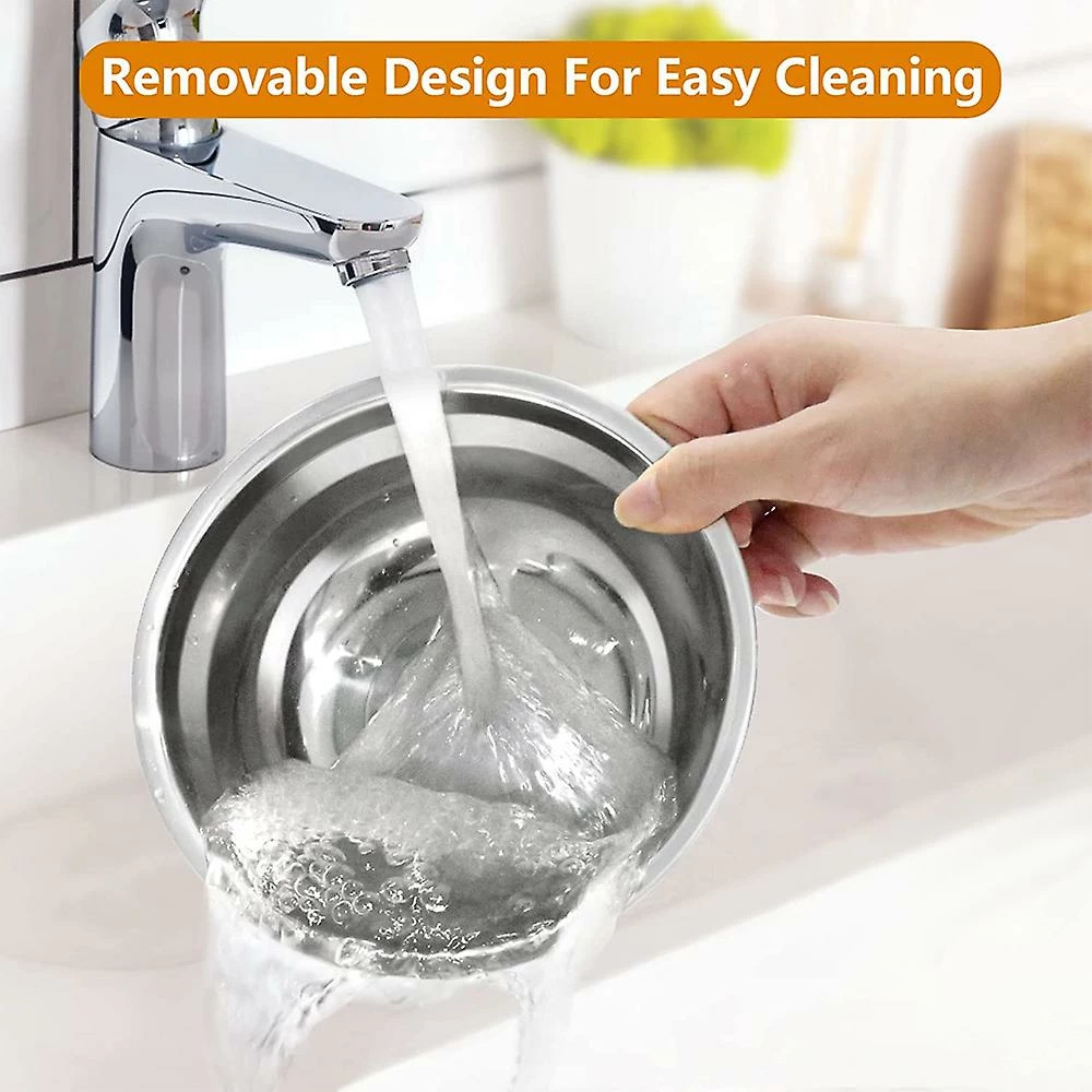 Baodan Bol Pour Chien Double Dog Cat Bowl En Acier Inoxydable Bols D’eau Et De Nourriture Surélevés, Ensemble De Bols D’alimentation Pour Animaux De Compagnie 5 Baodan Bol Pour Chien Double Dog Cat Bowl En Acier Inoxydable Bols D’eau Et De Nourriture Surélevés, Ensemble De Bols D’alimentation Pour Animaux De Compagnie – Image 5