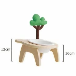 Baodan Tilt Pet Bowl Rack Dog Food Bowl Ceramic Bowl Cat Bowl Wooden Cute Flower Small Tree Bowl 7 Baodan Tilt Pet Bowl Rack Dog Food Bowl Ceramic Bowl Cat Bowl Wooden Cute Flower Small Tree Bowl -nourriture pour chien boutique 587613340 max
