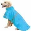 Dog Apparel Bleu Foncé, Healwe L Grands Imperméables Pour Chiens Avec Capuche Réfléchissante, Healwe Dog Rain