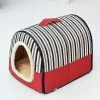 Unbranded Hmwy-dog Kennel Amovible Amp; Lavable Lit Pour Animaux De Compagnie Automne Hiver Fournitures Pour Animaux De Compagnie, Spécifications: S(rouge