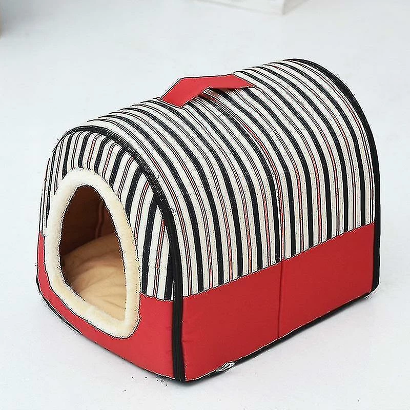 Unbranded Hmwy-dog Kennel Amovible Amp; Lavable Lit Pour Animaux De Compagnie Automne Hiver Fournitures Pour Animaux De Compagnie, Spécifications: S(rouge 1 Unbranded Hmwy-dog Kennel Amovible Amp; Lavable Lit Pour Animaux De Compagnie Automne Hiver Fournitures Pour Animaux De Compagnie, Spécifications: S(rouge