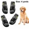 Unbranded Tflycqdog Boots Waterproof For Dog With Reflective Velcro Rugged Anti-slip Sole And Skid-proof Outdoor Paw Wear For Medium To Large Dogs