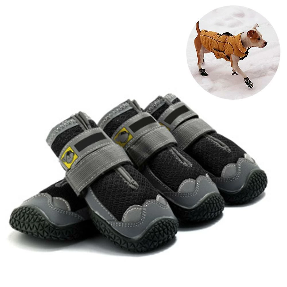 Unbranded Tflycqdog Boots Waterproof For Dog With Reflective Velcro Rugged Anti-slip Sole And Skid-proof Outdoor Paw Wear For Medium To Large Dogs 2 Unbranded Tflycqdog Boots Waterproof For Dog With Reflective Velcro Rugged Anti-slip Sole And Skid-proof Outdoor Paw Wear For Medium To Large Dogs – Image 2