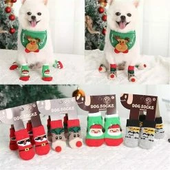 Dog Apparel 4 Pièces Healwe Dog Shoes Warm Puppy Dog Shoes Soft Knitted Pet Socks Cute -nourriture pour chien boutique 588992452 max