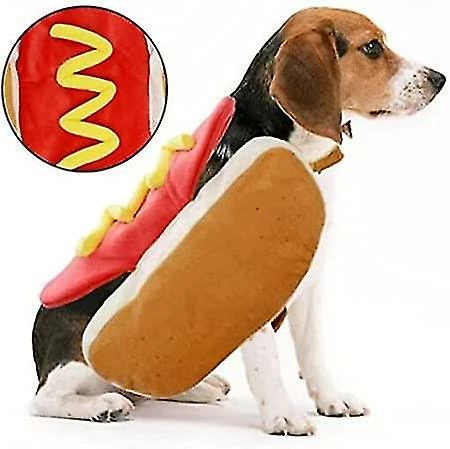 Mryenc Hot Dog Design Pet Costume, Drôle De Sweat à Capuche Chaud Pour Chiens Et Chats Halloween Christmas Apparel Cosplay 4 Mryenc Hot Dog Design Pet Costume, Drôle De Sweat à Capuche Chaud Pour Chiens Et Chats Halloween Christmas Apparel Cosplay – Image 4