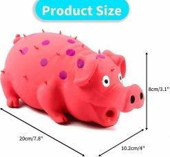 Unbranded Latex Polka Dot Globlet Pig Dog Toy, Couleurs Assorties -nourriture pour chien boutique 595182701 max
