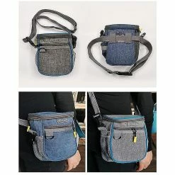 Hua Hui Ldlc Qs-095 Promenade En Plein Air Grande Capacité Dog Treat Pouch Imperméable Pet Training Waist Bag - Blanc / Vert Noirâtre -nourriture pour chien boutique 595559207 max