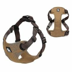 Hua Hui Truelove Dog Body Harness Sangles De Poitrine à Traction Réglable Pour Husky Grands Chiens - Marron, Taille L