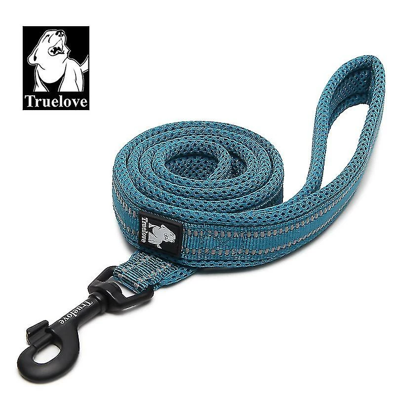 Hua Hui Truelove Outdoor Dog Strap Nylon Mesh Paded Pet Leash 110 X 2.5cm - Bleu / L Taille 1 Hua Hui Truelove Outdoor Dog Strap Nylon Mesh Paded Pet Leash 110 X 2.5cm - Bleu / L Taille