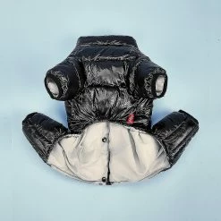 Hua Hui Tg-cl06 Solid Color Pet Dog Coat Imperméable Winter Puppy Outwear Costumes - Noir/taille 8 -nourriture pour chien boutique 595599354 max