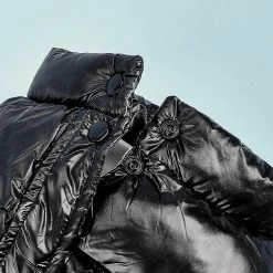 Hua Hui Tg-cl06 Solid Color Pet Dog Coat Imperméable Winter Puppy Outwear Costumes - Noir/taille 8 -nourriture pour chien boutique 595599477 max