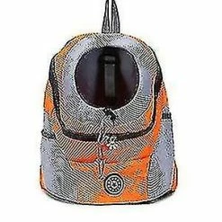 Unbranded Hmwy-outdoor Pet Dog Carrier Bag Front Bag Double Shoulder Portable Travel Backpack Mesh Backpack Head,