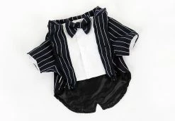 Unbranded Dog Tuxedo Dog Suit, Dogs Tuxedo Wedding Party Suit, Dog Prince Wedding Bow Tie Shirt Tenue Formelle De Mariage Pour Petits Chiens Bulldogs(1 Pack, S) -nourriture pour chien boutique 596736272 max