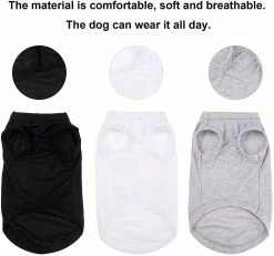 Unbranded 3 Pièces Chien T-shirt Puppy Print Shirt Respirant Pet Clothes Mignon Dog Clothes Sleeveless Dog Vest Dog Cat Summer Clothes (l) 6 Unbranded 3 Pièces Chien T-shirt Puppy Print Shirt Respirant Pet Clothes Mignon Dog Clothes Sleeveless Dog Vest Dog Cat Summer Clothes (l) -nourriture pour chien boutique 596736540 max