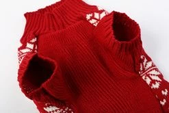 Unbranded Chien Rennes Vacances Vêtements Pour Animaux De Compagnie Pull Pour Chiens Chiot Chaton Chats, Classique Rouge Automne Hiver Chaud Noël Tricoté Flocon De Neige Fawn Dog Hair Vêtements( -nourriture pour chien boutique 596737229 max