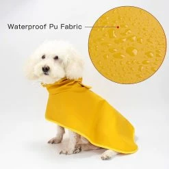 Unbranded Dog Raincoat With Hood Hole For Harness Waterproof Ultralight Breathable Rain Jacket Small Medium Dogs Rain Coat With Adjustable Hood Poncho Chein Pu -nourriture pour chien boutique 596737464 max