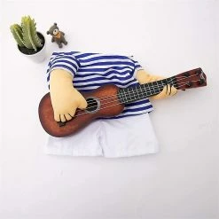 Unbranded Pet Guitare Costumes De Chien Costumes Guitariste Joueur Halloween Noël Cosplay Party Drôle De Chat Vêtements, Fournitures Pour Animaux De Compagnie Costumes Cosplay Halloween Dog Clot -nourriture pour chien boutique 596738150 max