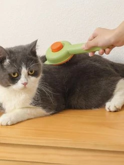 Unbranded Peigne Pour Animaux De Compagnie Vert Durable Pour Chats Chiens Accessoires Autonettoyants Pp Rose Creative Dog Brush -nourriture pour chien boutique 597077073 max