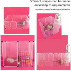 Mryenc Pet Playpen Dog Exercise Pen Grande Clôture Portable Pour Chien Avec Porte à 12 Panneaux Pour Petits Chiens Chats Animaux De Compagnie Poids Appropriés Moins De 10 Kg -nourriture pour chien boutique 597474096 max