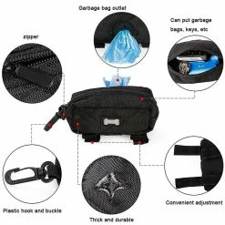 Unbranded Dog Fanny Pack Treat Pouch Pour La Formation De Promenade De Chien Distributeur De Sac De Caca Intégré -nourriture pour chien boutique 599990121 max