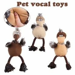 Unbranded Cartoon Plush Animals Toy For Pet Dog Bite Resistant Squeaky Puppy Chewing Toy -nourriture pour chien boutique 599999779 max