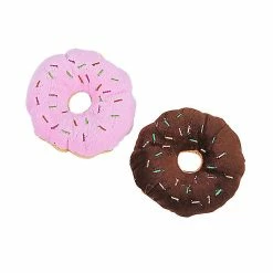 Unbranded 13cm S Tly Pet Chew Coton Donut Play Dog Toys Lovely Pet Dog Puppy Cat Tugging Chew Squeaker Quack Sound Toy Chew Donut Toy -nourriture pour chien boutique 603498231 max