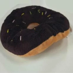 Unbranded 13cm S Tly Pet Chew Coton Donut Play Dog Toys Lovely Pet Dog Puppy Cat Tugging Chew Squeaker Quack Sound Toy Chew Donut Toy -nourriture pour chien boutique 603498462 max