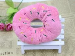 Unbranded 13cm S Tly Pet Chew Coton Donut Play Dog Toys Lovely Pet Dog Puppy Cat Tugging Chew Squeaker Quack Sound Toy Chew Donut Toy -nourriture pour chien boutique 603498581 max