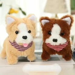 Unbranded Stimulation Toy Dog Avec Battery Powered Pechy Toy Walking Barking Singing Soft Durable Long Lasting Suit Pour Enfants -nourriture pour chien boutique 605851101 max