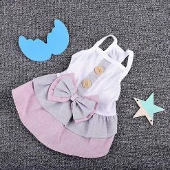 Unbranded Dresses For Small & Medium Dog Spring Summer British Style Clothes Summer P -nourriture pour chien boutique 609741505 max