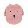 Unbranded Cute Dog Clothes Winter Double Layer Fleece Dogs Coat Warm Jacket For Frenc