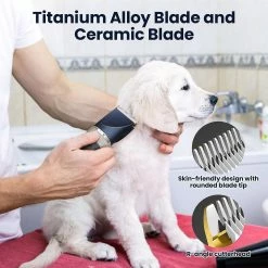 Loffity Pro Silent Pet Hair Grooming Clipper Trimmer Shaver Dog Electric Shaver Set Uk -nourriture pour chien boutique 609922036 max