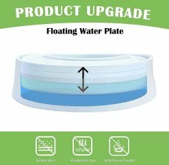 Unbranded Shxx Pet Slow Food Bowl Large Anti-slip Cat Choke Prevention Slow Food Bowl Pet Slow Food Dog Rice Pot Feederblue H922-103 -nourriture pour chien boutique 610633603 max