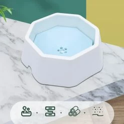 Unbranded Shxx Dog Water Bowl Slow Feeder Dog Bowl Bol D’eau Pour Chat Anti-éclaboussures Pas De Goutte à Goutte Bol Pour Chien Bol D’eau Antidérapant Pour Chien Et Chat Bol à Boire Pour Chien H922-74 -nourriture pour chien boutique 610636435 max