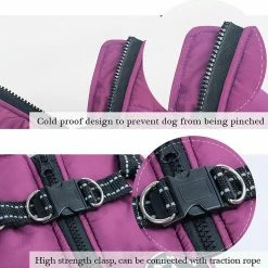 Weijianuo Automne Hiver Pet Vest Pet Puppy Dog Cat Warm Padded Coat Harnais Zip Jacket -nourriture pour chien boutique 611715015 max