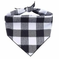 Unbranded Pet Dog Bandanas Washable Adjustable Bibs Scarf Double-cotton Plaid Printin -nourriture pour chien boutique 611722140 max