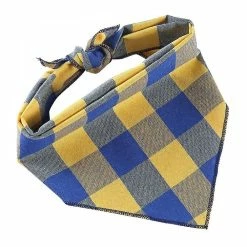 Unbranded Pet Dog Bandanas Washable Adjustable Bibs Scarf Double-cotton Plaid Printin -nourriture pour chien boutique 611722146 max