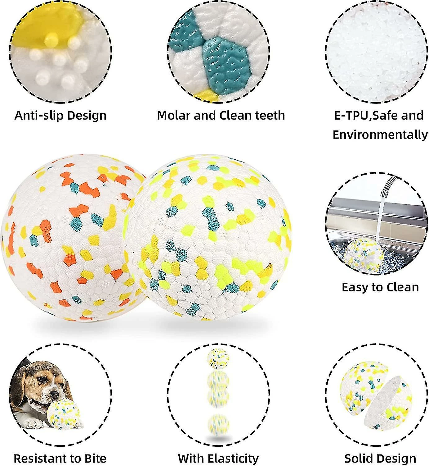 Liangnv Dog Ball, Dog Toy Ball, Dog Toy Indestructible, Dog Toy Intelligence, Dog Toy Gift 2 Liangnv Dog Ball, Dog Toy Ball, Dog Toy Indestructible, Dog Toy Intelligence, Dog Toy Gift – Image 2