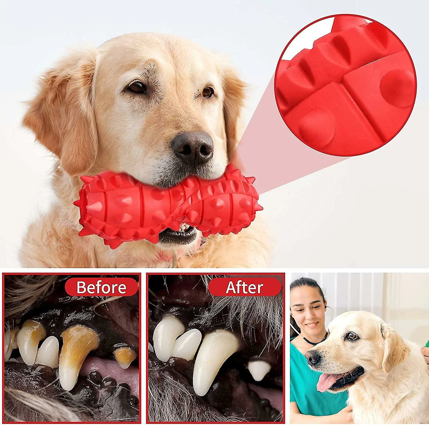 Liangnv Jouet Pour Chien Indestructible Chew Toy Dog Foraggressive Chewers, Cadeau Robuste Durable 3 Liangnv Jouet Pour Chien Indestructible Chew Toy Dog Foraggressive Chewers, Cadeau Robuste Durable – Image 3