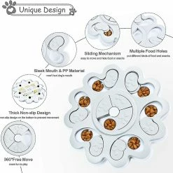 Liangnv Puzzle Feeder Toy, Slow Dog Puzzle Feeder Toy, Intelligence Dog Game, Interaction éducative -nourriture pour chien boutique 612245939 max