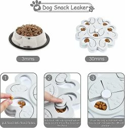 Liangnv Puzzle Feeder Toy, Slow Dog Puzzle Feeder Toy, Intelligence Dog Game, Interaction éducative -nourriture pour chien boutique 612246119 max