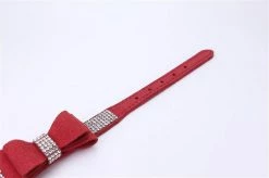 Liangnv Collier Crystal Dog Avec Nœud Papillon Strass Colliers Pour Chiots Bling Pour Petits Chiens8,6-11 Pouces (paquet De 1) Rouge -nourriture pour chien boutique 612246947 max