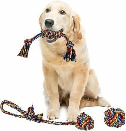 Heytea 4 Pcscotton Dog Ropes Set, Jouet Interactif De Corde De Chien, Jouet De Corde De Chiot Pour Mâcher Cadeau 8 Heytea 4 Pcscotton Dog Ropes Set, Jouet Interactif De Corde De Chien, Jouet De Corde De Chiot Pour Mâcher Cadeau -nourriture pour chien boutique 612287129 max