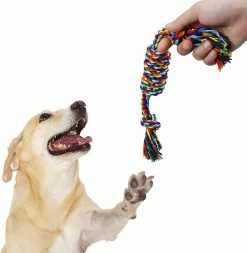 Heytea 4 Pcscotton Dog Ropes Set, Jouet Interactif De Corde De Chien, Jouet De Corde De Chiot Pour Mâcher Cadeau 9 Heytea 4 Pcscotton Dog Ropes Set, Jouet Interactif De Corde De Chien, Jouet De Corde De Chiot Pour Mâcher Cadeau -nourriture pour chien boutique 612287330 max