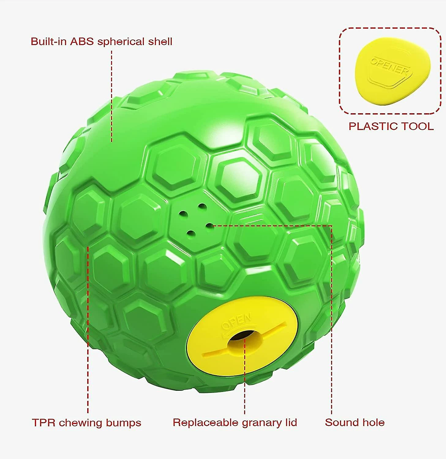 Heytea Jouet Alimentaire Interactif Pour Chien Et Chats. Distributeur De Nourriture Pour Animaux De Compagnie Tumbler Dog Treat Toy 4 Heytea Jouet Alimentaire Interactif Pour Chien Et Chats. Distributeur De Nourriture Pour Animaux De Compagnie Tumbler Dog Treat Toy – Image 4