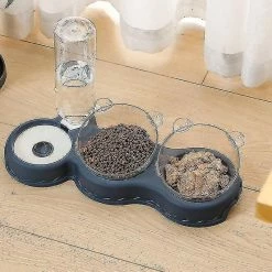 Unbranded Anti Renversement Chien De Compagnie Chat Double Bol Étanche à L’humidité Bouche Alimentation Automatique Feeder|dog -nourriture pour chien boutique 615125696 max