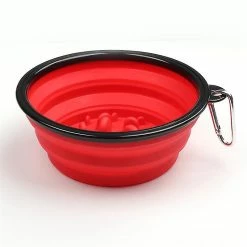 Unbranded Nouveau Pet Slow Food Bowl Dog Folding Bowl Outdoor Portable Anti-choking Dog Cat Water And Food Dual Purpose Basin -nourriture pour chien boutique 615130191 max